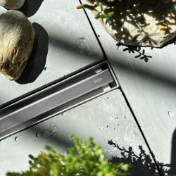 Odpływ Liniowy Rea Neox Slim Pro Stal Szczotkowana 100