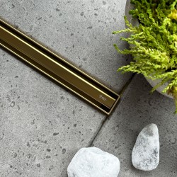 Odpływ Liniowy Rea Neox Slim Pro Złoty 100