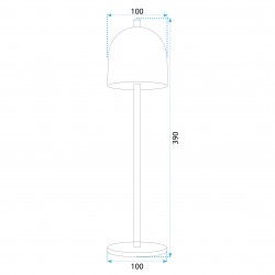 Lampka nocna bezprzewodowa LED APP1357-T złota