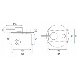 Zestaw wannowo-prysznicowy podtynkowy Rea Lungo Miedź Szczotkowana