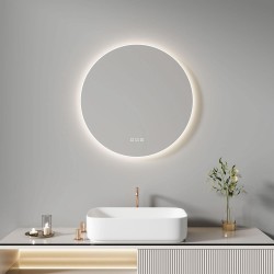 LUSTRO ŚCIENNE LED Z BLUETOOTH 60cm ROUND