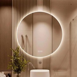 LUSTRO ŚCIENNE LED Z BLUETOOTH 60cm ROUND