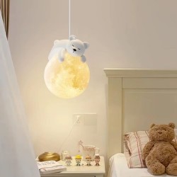 LAMPA SUFITOWA WISZĄCA WHITE BEAR APP1597-1CP