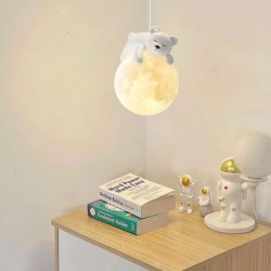 LAMPA SUFITOWA WISZĄCA WHITE BEAR APP1597-1CP