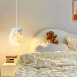 LAMPA SUFITOWA WISZĄCA WHITE BEAR APP1597-1CP