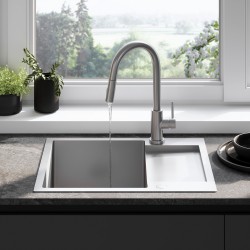 Zlewozmywak stalowy REA Paul Nikiel szczotkowany