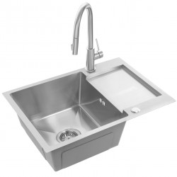 Zlewozmywak stalowy REA Paul Nikiel szczotkowany