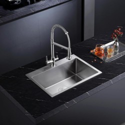 Zlewozmywak stalowy REA Liam Nikiel szczotkowany