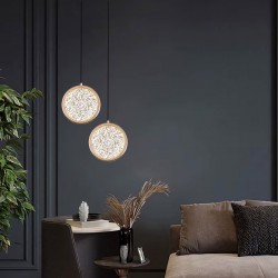 LAMPA WISZĄCA KRYSZTAŁOWA LED G089-1CP Złota