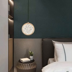 LAMPA WISZĄCA KRYSZTAŁOWA LED G089-1CP Złota