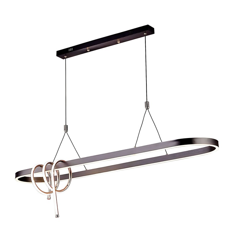 Lampa WISZĄCA LED LHJ040-CP 120 cm CZARNA
