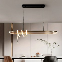 Lampa WISZĄCA LED LHJ040-CP 120 cm CZARNA