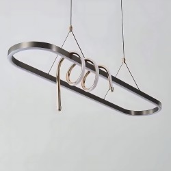 Lampa WISZĄCA LED LHJ040-CP 120 cm CZARNA