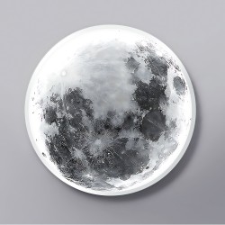 Lampa sufitowa APP1806-CW Moon plafon LED BIAŁA