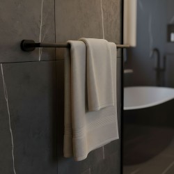 Wieszak łazienkowy jednoramienny Til 101 Czarny