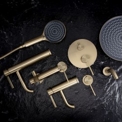 Bateria wannowa Rea Foster Złoty Szczotkowany