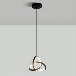 LAMPA SUFITOWA WISZĄCA LED APP1784-CP CZARNA