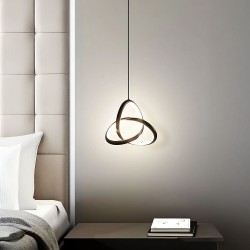 LAMPA SUFITOWA WISZĄCA LED APP1784-CP CZARNA