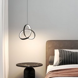 LAMPA SUFITOWA WISZĄCA LED APP1784-CP CZARNA