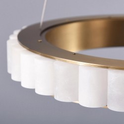 LAMPA SUFITOWA WISZĄCA LED APP1801-CP Brush Gold