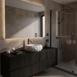 Umywalka nablatowa Rea Mika Ivory