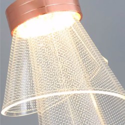 LAMPA ŚCIENNA KINKIET APP1766-1W RÓŻOWE ZŁOTO