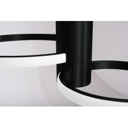 Lampa sufitowa plafon APP1401-CW Czarna