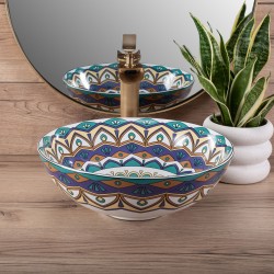 Umywalka Nablatowa Rea Aztec