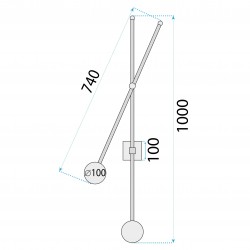 Kinkiet APP1594-2W gold
