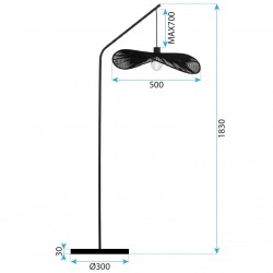 Lampa Stojąca Podłogowa APP1829-1F