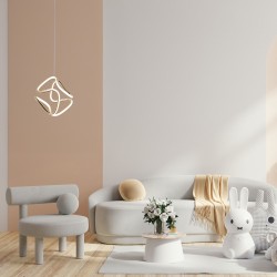 LAMPA WISZĄCA LED G067-CP ZŁOTA