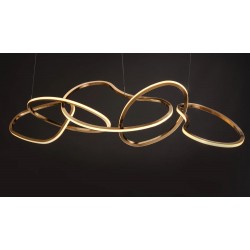 LAMPA WISZĄCA LED LHJ050-CP T ZŁOTA