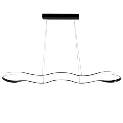 LAMPA SUFITOWA WISZĄCA LED LHJ026-CP CZARNA