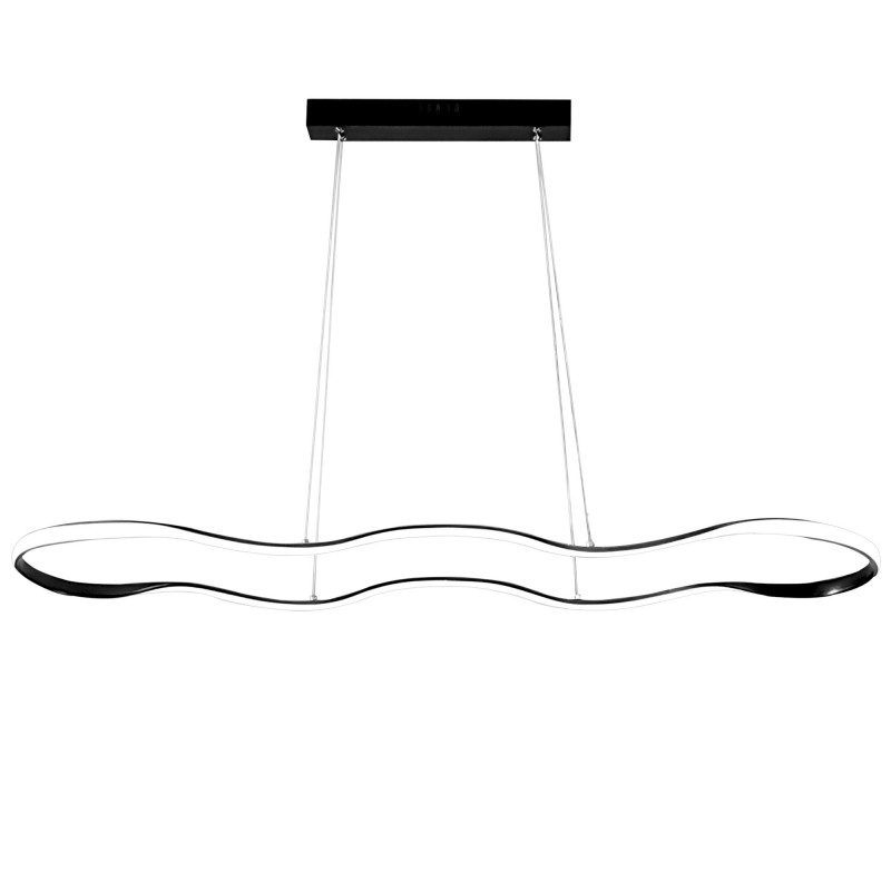 LAMPA SUFITOWA WISZĄCA LED LHJ026-CP CZARNA