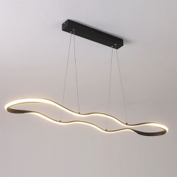 LAMPA SUFITOWA WISZĄCA LED LHJ026-CP CZARNA