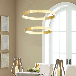 LAMPA SUFITOWA WISZĄCA KRYSZTAŁOWA LED LHJ044-CP2 ZŁOTA