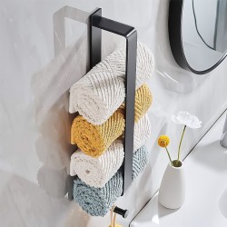 Uchwyt na ręcznik pionowy Czarny