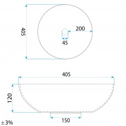 Umywalka nablatowa Rea ANIKA