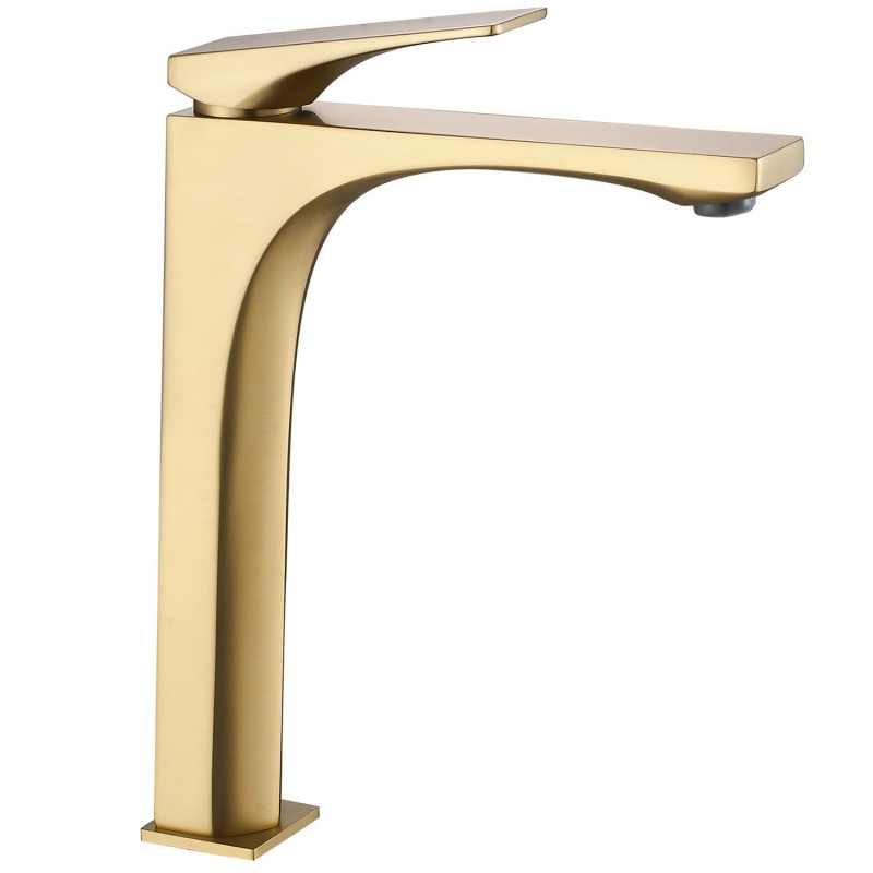 Bateria Umywalkowa REA Joe Złota Szczotkowana Wysoka