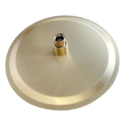 Deszczownica okrągła Rea 25cm Złota Szczotkowana