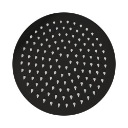 Deszczownica okrągła Rea 25cm Czarna Mat