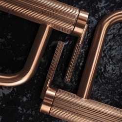 Bateria Umywalkowa REA Argon Miedź Szczotkowana Wysoka