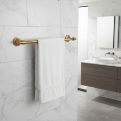 Wieszak łazienkowy jednoramienny 16101 Aristo Złoty Szczotkowany