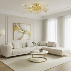 Lampa sufitowa EBT022-5C ZŁOTA