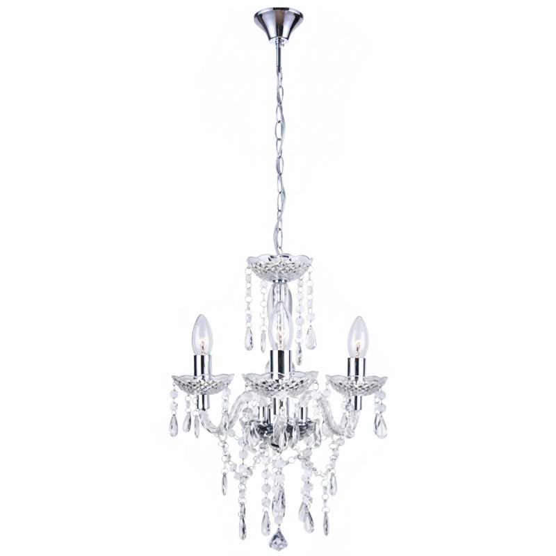 LAMPA SUFITOWA WISZĄCA EBT006-3CP TRANSPARENT