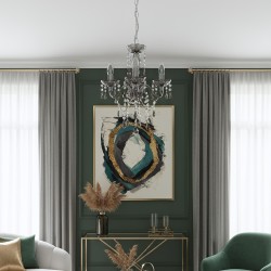 LAMPA SUFITOWA WISZĄCA EBT007-3CP GREY