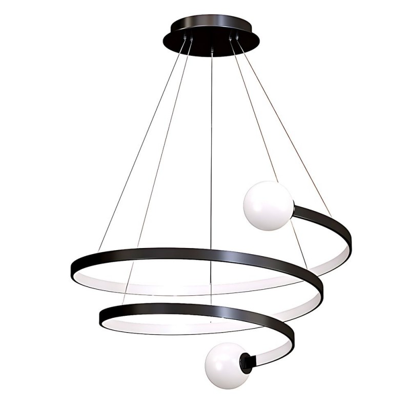 Lampa wisząca LED LHJ029-CP CZARNA