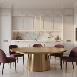 LAMPA SUFITOWA WISZĄCA LED LHJ084-1CP ZŁOTA