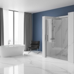 Drzwi Prysznicowe  Uchylne REA Rapid Swing Chrom 120