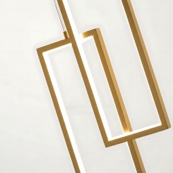 LAMPA SUFITOWA WISZĄCA LED LHJ086-2CP ZŁOTA